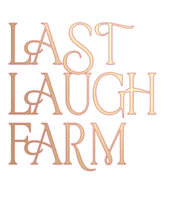 last laugh farm lettering