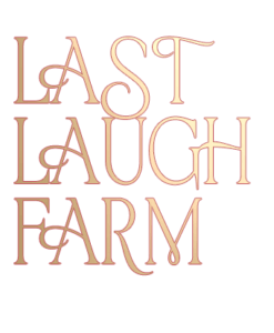 last laugh farm lettering