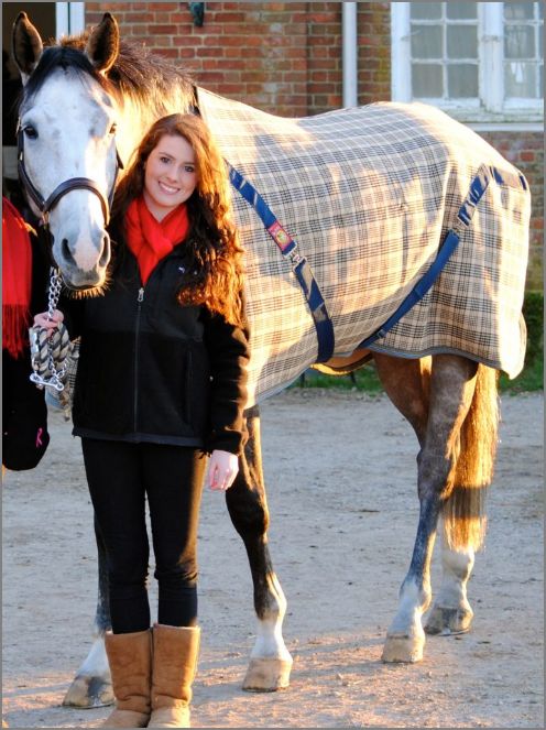 partnership between girl and horse